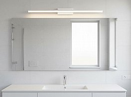 מנורת לד לאמבטיה בשחור מנורת לד לאמבטיה בשחור